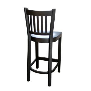 Barhocker mit Lehne schwarz