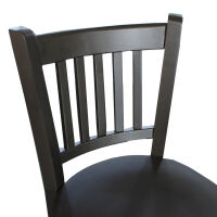 Barhocker mit Lehne schwarz