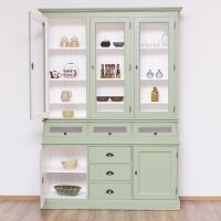 Grüner Buffetschrank Vintage mit Kippfächern