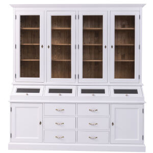 Vintage Esszimmerschrank weiß