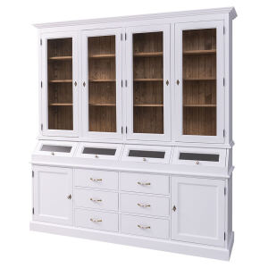 Vintage Esszimmerschrank weiß