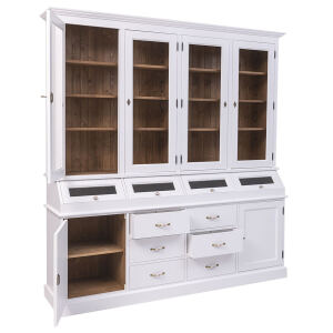 Vintage Esszimmerschrank weiß