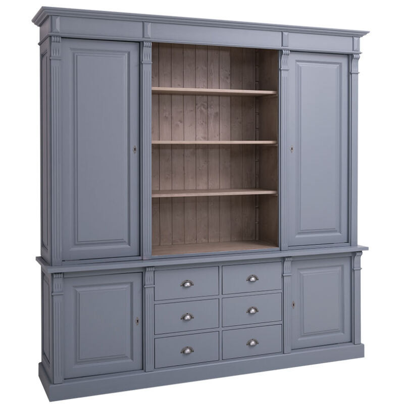 Großer Bücherschrank mit offenen Fächern