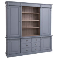 Großer Bücherschrank mit offenen Fächern