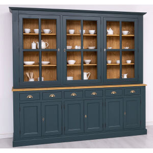GroÃŸer Esszimmerschrank Vintage ozeanblau