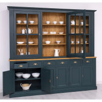 GroÃŸer Esszimmerschrank Vintage ozeanblau