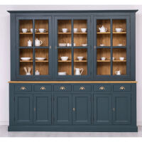 GroÃŸer Esszimmerschrank Vintage ozeanblau