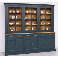 GroÃŸer Esszimmerschrank Vintage ozeanblau