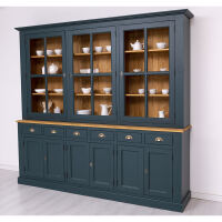 GroÃŸer Esszimmerschrank Vintage ozeanblau