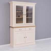 Schmaler Buffetschrank im Landhausstil Eierschale