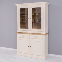 Schmaler Buffetschrank im Landhausstil Eierschale