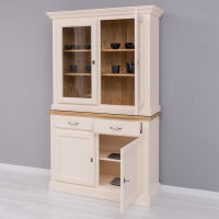 Schmaler Buffetschrank im Landhausstil Eierschale