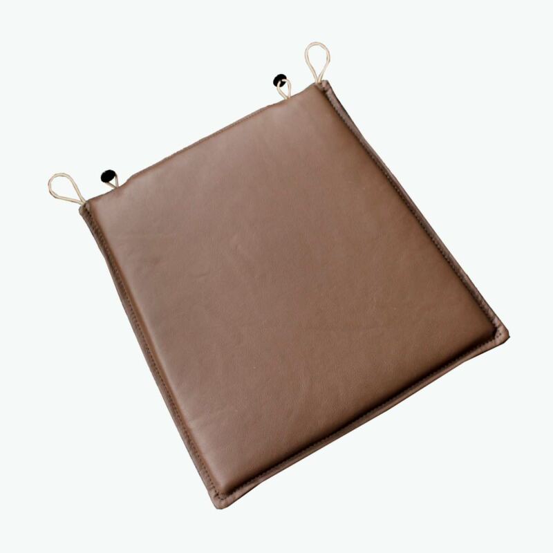 Leder Sitzkissen für Stuhl LINO - schoko