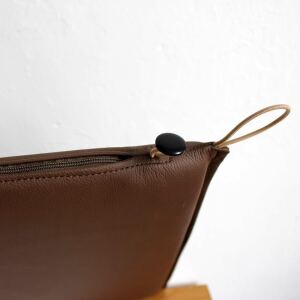 Leder Sitzkissen für Stuhl LINO - schoko