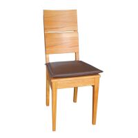 Leder Sitzkissen für Stuhl LINO - schoko