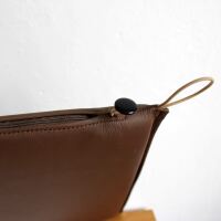 Leder Sitzkissen für Stuhl LINO - schoko