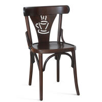 Bugholzstuhl 789 mit Kaffee Symbol (2er-Set)