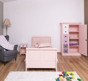 Kinder Schlafzimmer für Mädchen Pastellrosa