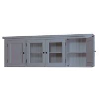 Küchen-Hängeschrank Landhausstil dunkelgrau