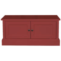 Landhausstil Garderoben-Kommode bordeaux
