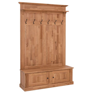 Nostalgische Landhaus Garderobe, Eiche