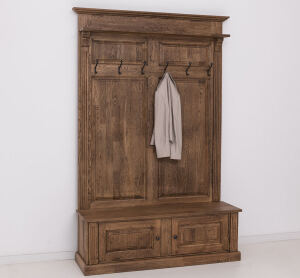 Nostalgische Landhaus Garderobe, Eiche