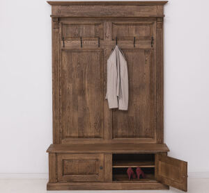 Nostalgische Landhaus Garderobe, Eiche