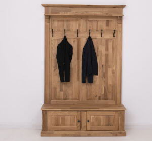 Nostalgische Landhaus Garderobe, Eiche