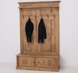 Nostalgische Landhaus Garderobe, Eiche