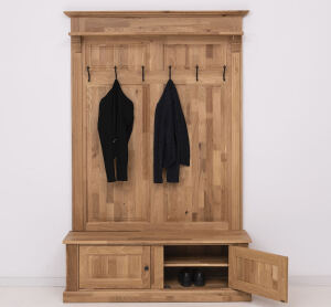 Nostalgische Landhaus Garderobe, Eiche