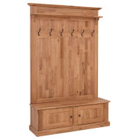 Nostalgische Landhaus Garderobe, Eiche
