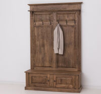 Nostalgische Landhaus Garderobe, Eiche