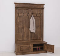 Nostalgische Landhaus Garderobe, Eiche