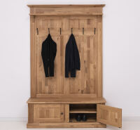 Nostalgische Landhaus Garderobe, Eiche