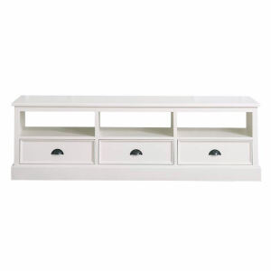 Landhaus TV Board mit Schubladen Shabby Chic weiÃŸ
