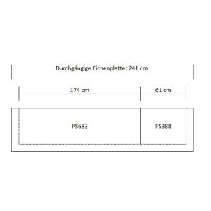 Küchenzeile ohne Geräte im Landhausstil achatgrau
