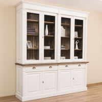 Wohnzimmerschrank Landhausstil weiß
