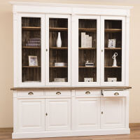 Wohnzimmerschrank Landhausstil weiß