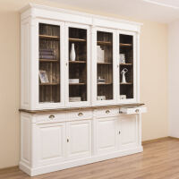 Wohnzimmerschrank Landhausstil weiß