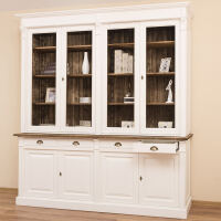Wohnzimmerschrank Landhausstil weiß