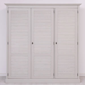 Landhaus Kleiderschrank grau shabby chic