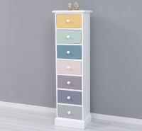 Schubladenschrank landhaus hoch multicolor