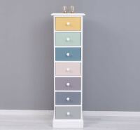 Schubladenschrank landhaus hoch multicolor