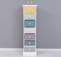 Schubladenschrank landhaus hoch multicolor