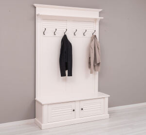 Landhausgarderobe Provence mit Bank