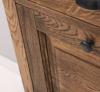 Schuhschrank im Landhausstil - Eiche