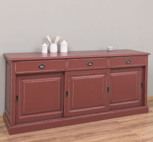 Sideboard im Landhausstil bordeaux-antik