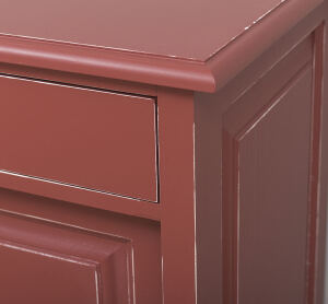 Sideboard im Landhausstil bordeaux-antik