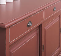 Sideboard im Landhausstil bordeaux-antik