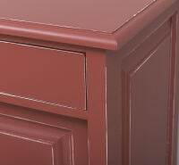 Sideboard im Landhausstil bordeaux-antik